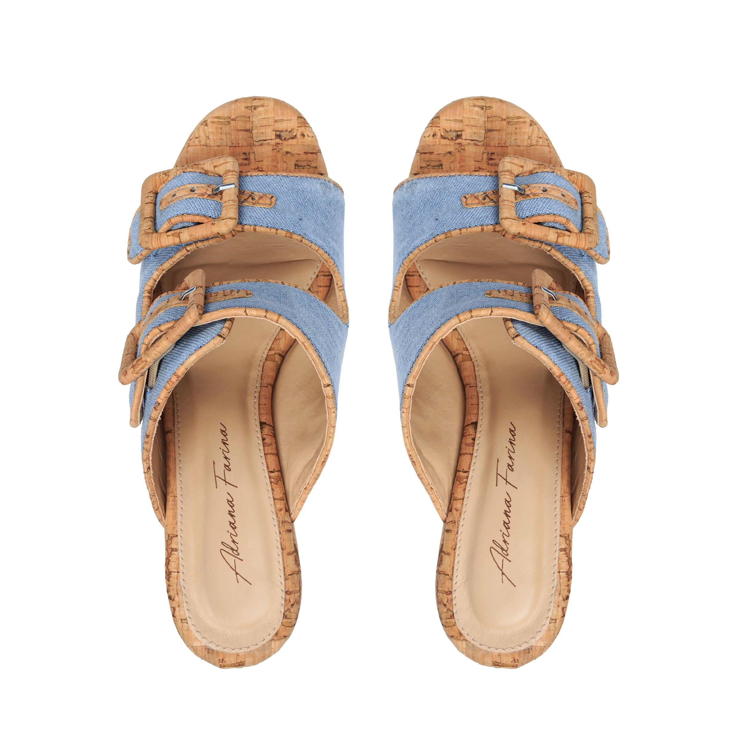 Plataforma Cork Denim