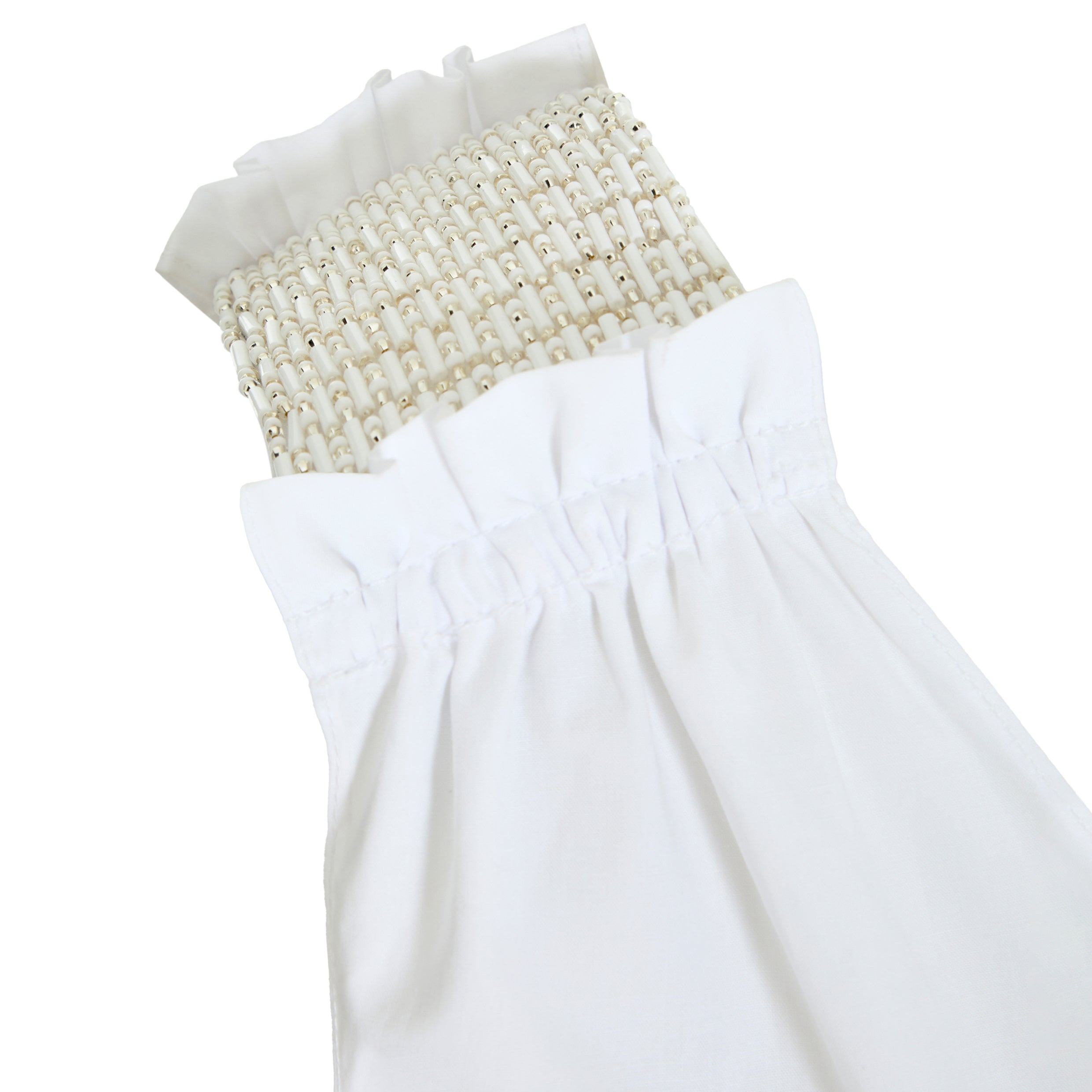 VESTIDO DEC. "V" BRANCO